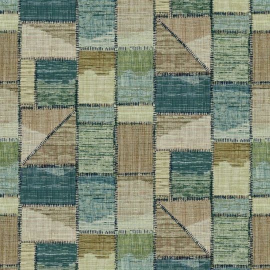 Обои Sirpi Missoni 3 10243 лоскутное полотно в зеленых оттенках