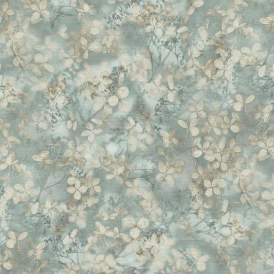 Шпалери Erismann Play of Light XL 12201-07 бірюзовий квітковий шепіт