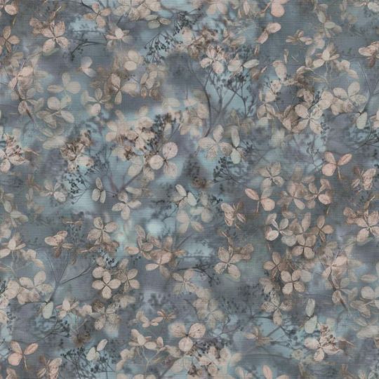 Шпалери Erismann Play of Light XL 12201-08 синій квітковий шепіт
