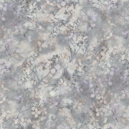 Шпалери Erismann Play of Light XL 12201-31 сіро-блакитний квітковий шепіт
