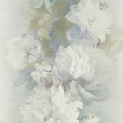Шпалери Erismann Aurora 12243-08 півонії на полотні біло-сині