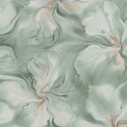 Шпалери Erismann Aurora 12244-18 шовкове цвітіння бірюзове