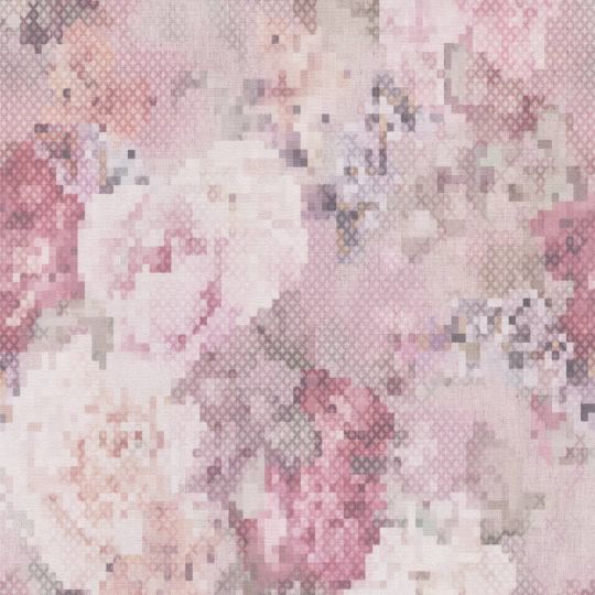 Шпалери BN International Sweet Dreams 218220 мозаїка квіти рожеві