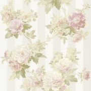 Обои AS Creation Romantico 30446-1 розовые пионы на белом с блестками