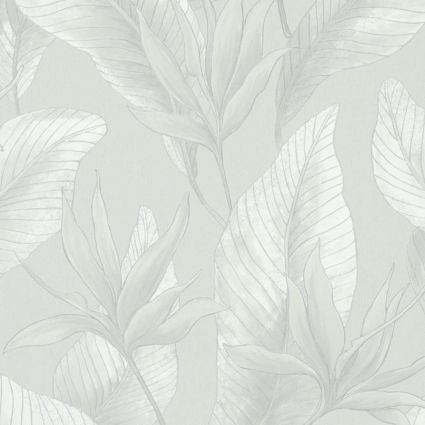 Обои Marburg BLOOM 36363 листья серые