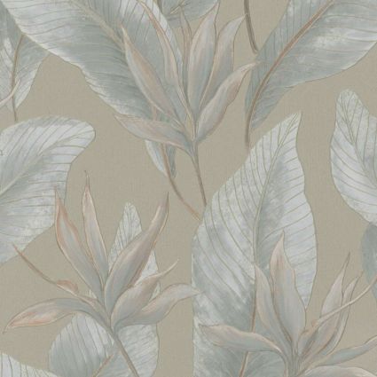 Шпалери Marburg BLOOM 36365 листя темно-бежеве