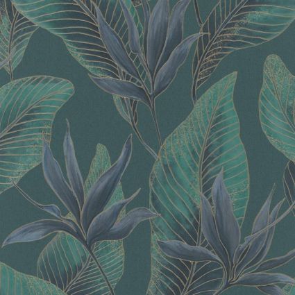 Шпалери Marburg BLOOM 36366 листя зелене
