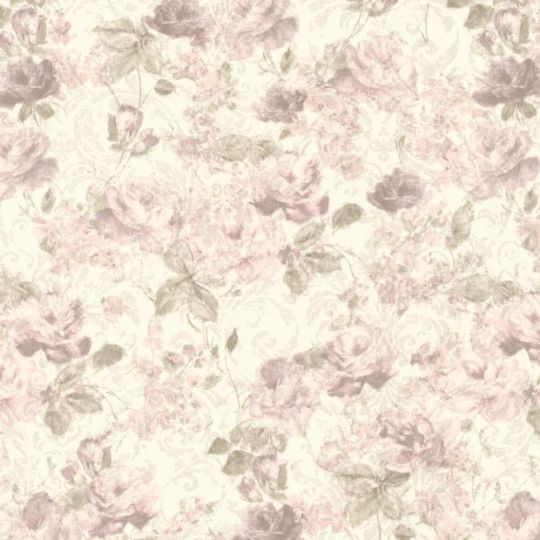 Обои AS Creation Diva OVK 36386-2 розовые цветы 1,06 х 10,05 м