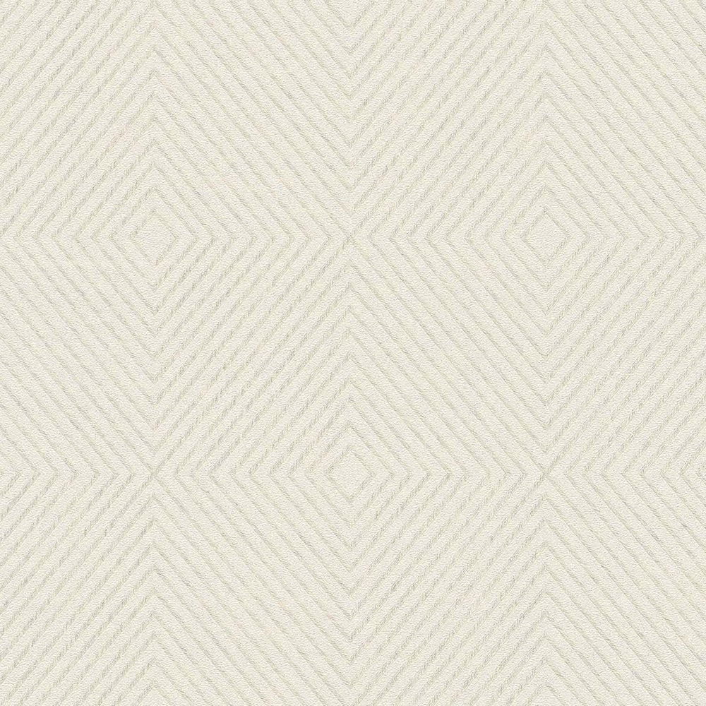 Шпалери AS Creation Metropolitan  36926-3 ромби абстрактні білі 0,53 х 10,05 м