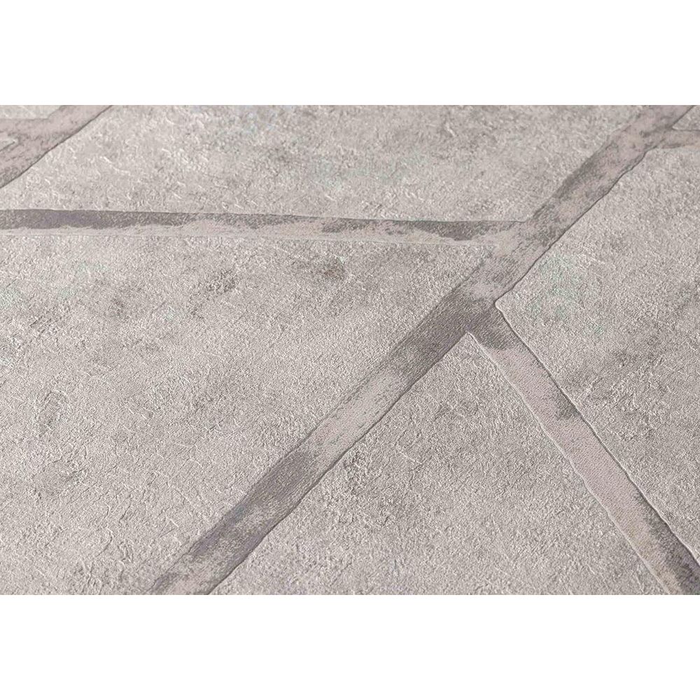 Шпалери AS Creation Metropolitan  36928-2 геометрія на бетоні сірий 0,53 х 10,05 м