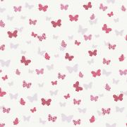 Шпалери AS Creation Attractive 36933-1 метелики біло-рожеві