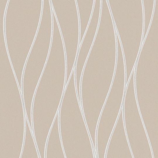 Шпалери AS Creation Trendwall 3713-31 абстрактні лінії коричневі