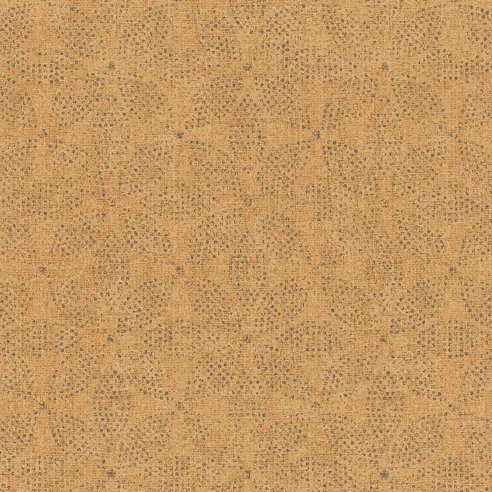 Обои AS Creation Origin Ethno 37176-1 желтая мозаика цветы 0,53 х 10,05 м