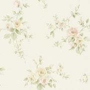 Шпалери AS Creation Romantico 3723-07 прованс персикові квіти на білому