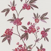 Шпалери AS Creation Asian Fusion 37472-3 квіткові в азіатському стилі червоно-білі