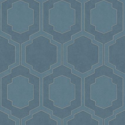 Шпалери AS Creation Pop Style 37479-4 геометрія сині