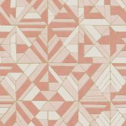 Шпалери AS Creation Pop Style 37481-1 мозаїка рожево-коралова