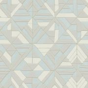 Шпалери AS Creation Pop Style 37481-3 мозаїка сіро-блакитна