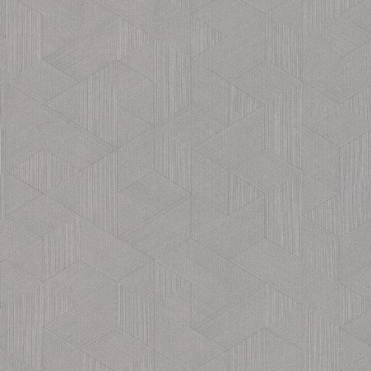 Флізелінові шпалери AS Creation Villa 37561-5 геометричний малюнок сірий
