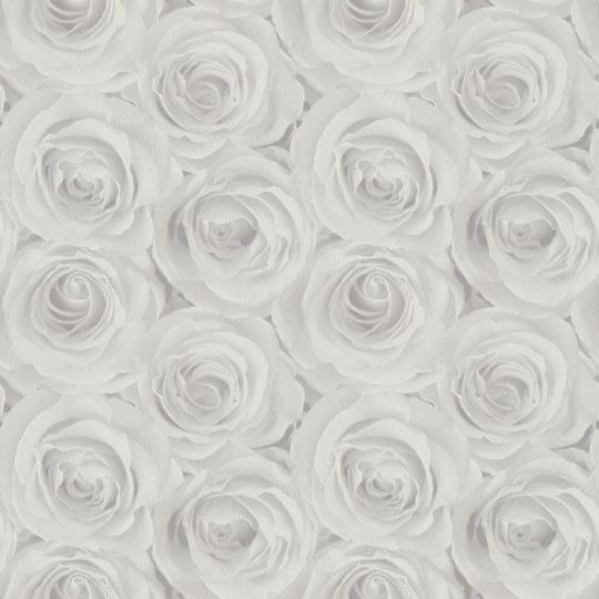 Метрові шпалери AS Creation Roses 37644-4 сірі троянди 3D ефект