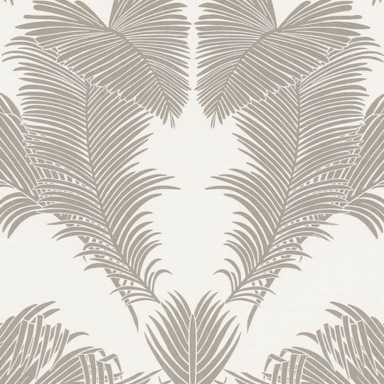 Обои AS Creation Trendwall 2 37959-2 бронзовые пальмовые листья арт декоа на белом