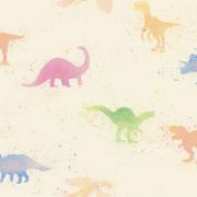 Шпалери AS Creation Little Love 38146-1 різнокольорові динозаври