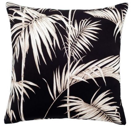 Наволочка на подушку пальми на чорному AS Creation Metropolitan 5295-20 45x45 см