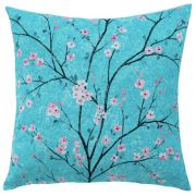 Наволочка на подушку цветение вишни голубая AS Creation Metropolitan 2 5334-11 45x45 см