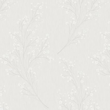 Шпалери Grandeco Anita A81902 гілочка світло-сіра