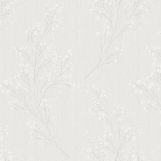 Шпалери Grandeco Anita A81902 гілочка світло-сіра