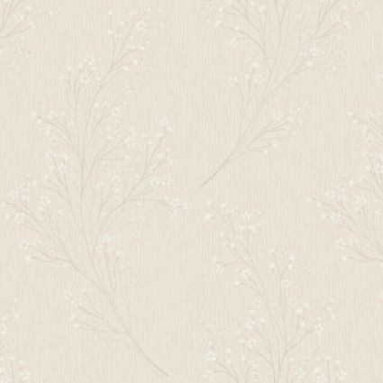 Шпалери Grandeco Anita A81903 гілочка кремова