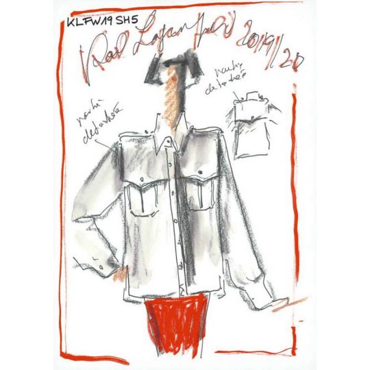 Панно AS Creation Karl Lagerfeld DD120248 красная юбка