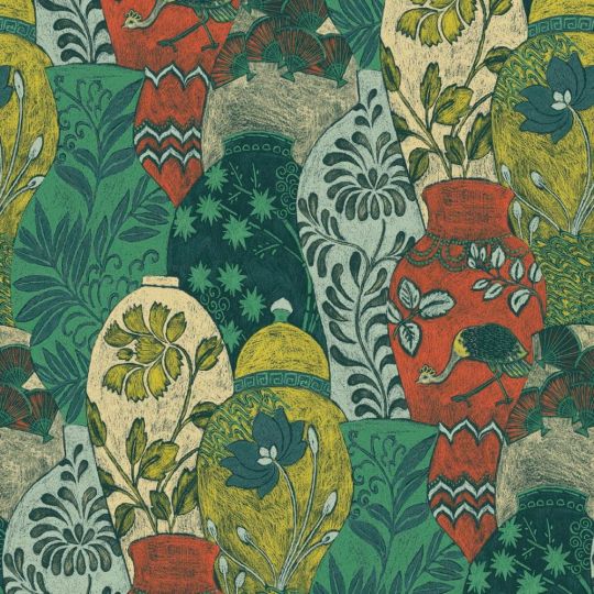 Панно Casadeco Delicacy DELY85427461 разноцветные вазы