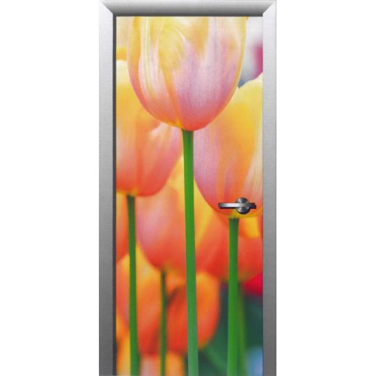 Фотообои бумажные AG FT0002 тюльпаны 92 х 210 см вертикальные