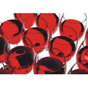Фотошпалери паперові AG FT0082 келихи червоного вина 180x270 см