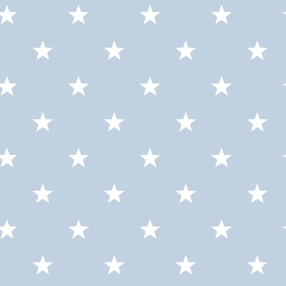 Обои Galerie Deauville 2 G23100 белые звездочки на голубом