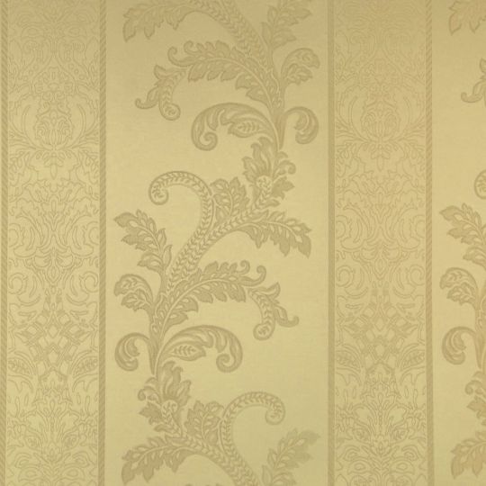 Текстильные обои Alberto Pulino Opera GGOP20301 вензеля в полоску золото Италия ширина 1,18 м