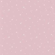 Шпалери Caselio Girl Power GPR100804000 зірочки білі на рожевому