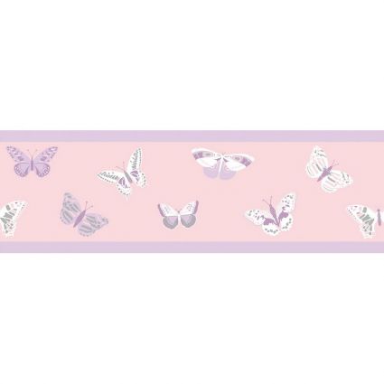 Кант Caselio Girl Power GPR100895221 бабочки розово-фиолетовые