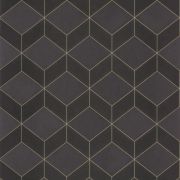 Шпалери Casadeco 1930 MNCT85689533 куби 3D чорно-графітові