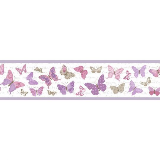 Кант Caselio Pretty Lili PRLI69114055 бабочки фиолетовые