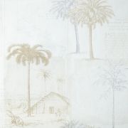 Обои Caselio Passport PSP66591099 пальмы белые