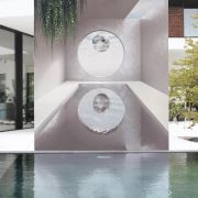 Панно Casadeco Utopia UTOP85164274 місяць сірий