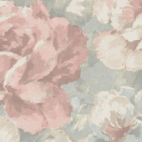 Обои Grandeco Keen KE3001 цветочная нежность розовато-серая