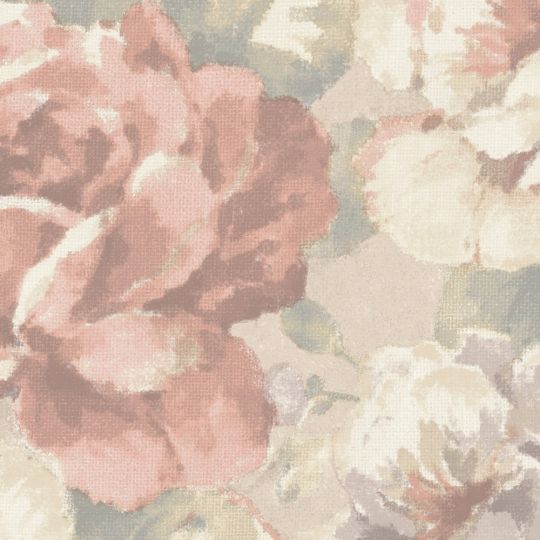 Обои Grandeco Keen KE3002 цветочная нежность розово-зеленая