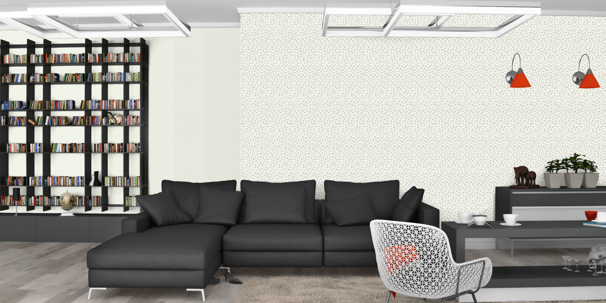 Вітальня темна модерн